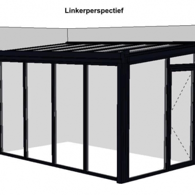 klassieke aluminium veranda te Westmalle